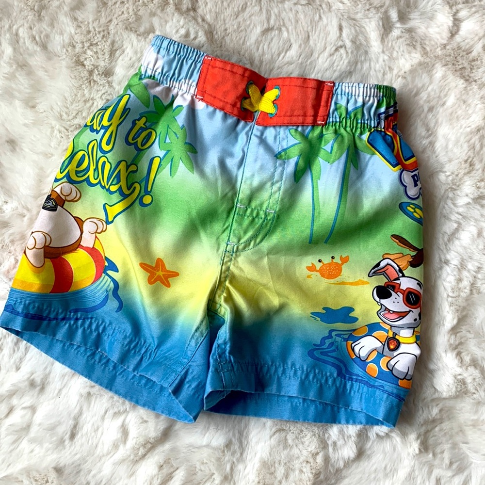3/$20, Spin Master, Paw Patrol shorts/swim trunks, Size 2T